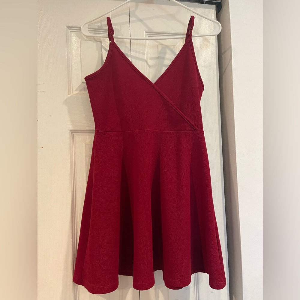 Deep Red Dress Size M